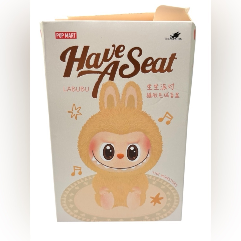 POPMART Labubu Designer Vinyl Figure Authentic Blind Box Series Baba Have a Seat